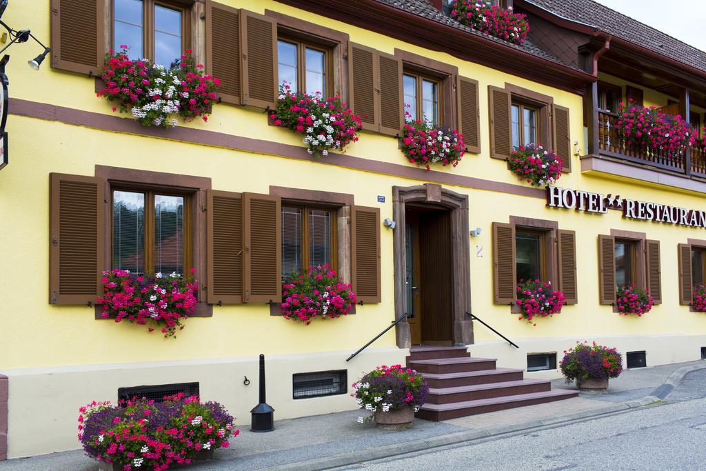 Restaurant A L'Aigle Hotell Wimmenau Eksteriør bilde