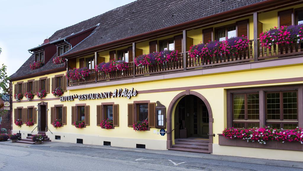 Restaurant A L'Aigle Hotell Wimmenau Eksteriør bilde