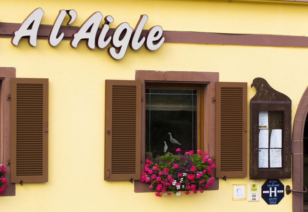 Restaurant A L'Aigle Hotell Wimmenau Eksteriør bilde